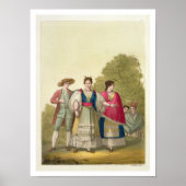 Peruaanse Mannen en vrouwen in traditioneel kostuu Poster (Voorkant)