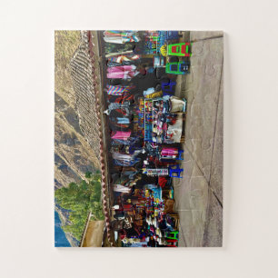 Peruaanse Markt Textiel & Schatten Legpuzzel