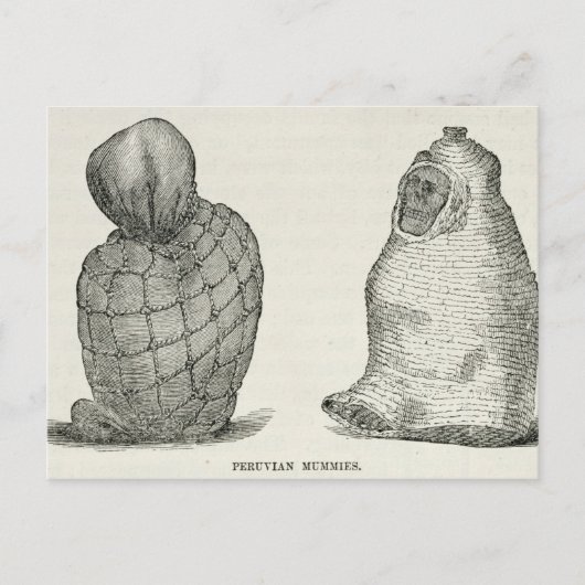 Peruaanse mummies briefkaart (Voorkant)