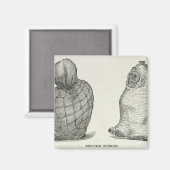 Peruaanse mummies magneet (Voorkant / Achterkant)