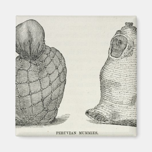 Peruaanse mummies magneet (Voorkant)