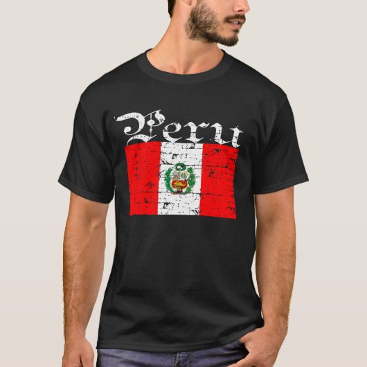 Peruaanse noodvlag t-shirt (Voorkant)