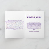 Peruaanse Paard Mountain Trail, veel schrijfgebied Bedankkaart (Binnen)