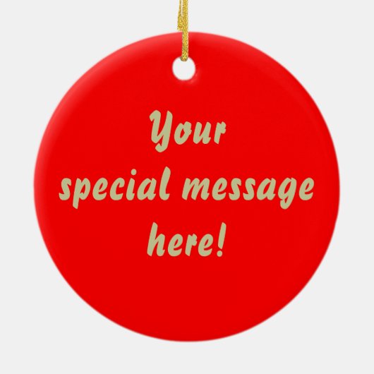 Peruaanse Paso Paard Silhouet Vrolijk Kerstfeest Keramisch Ornament (Achterkant)