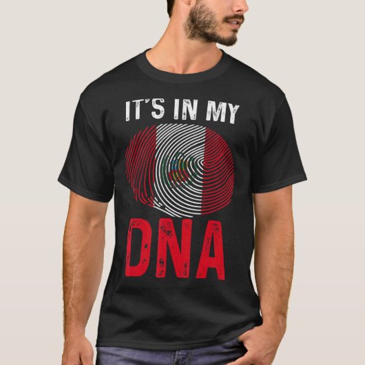 Peruaanse pride rots hispanic peru vlag in mijn t-shirt (Voorkant)
