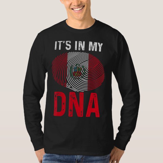 Peruaanse pride rots hispanic peru vlag in mijn t-shirt (Voorkant)