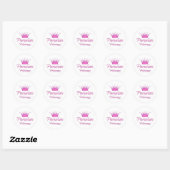 Peruaanse prinses ronde sticker (Vel)