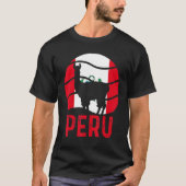 Peruaanse roetwerfwerfwerfwerfschildperu Nationale T-shirt (Voorkant)