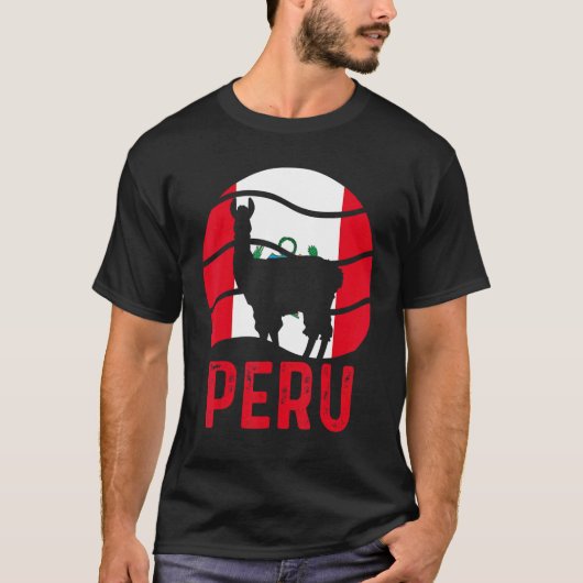 Peruaanse roetwerfwerfwerfwerfschildperu Nationale T-shirt (Voorkant)