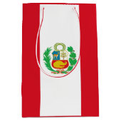 Peruaanse staatsvlag medium cadeauzakje (Voorkant)