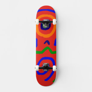 Peruaanse Tribale Indiaanse Inca Vogel Skateboard