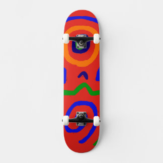 Peruaanse Tribale Indiaanse Inca Vogel Skateboard