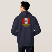 "Peruaanse trots" Shirten Hoodie (Achterkant volledig)