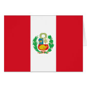 Peruaanse vlag (Voorkant Horizontaal)