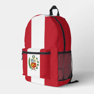 Peruaanse vlag bedrukte rugzak