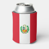 Peruaanse vlag blikjeskoeler (Blikje Achterkant)