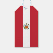 Peruaanse vlag cadeaulabel (Voorkant)