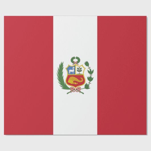 Peruaanse vlag cadeaupapier (Vlak)