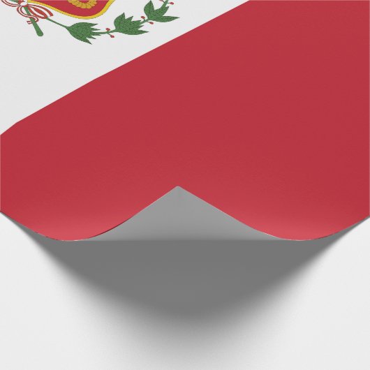 Peruaanse vlag cadeaupapier (Hoek)