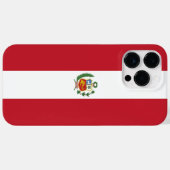 Peruaanse vlag Case-Mate iPhone case (Achterkant (horizontaal))
