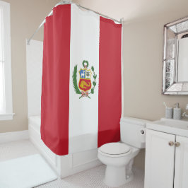 Peruaanse vlag douchegordijn
