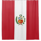 Peruaanse vlag douchegordijn (Voorkant)