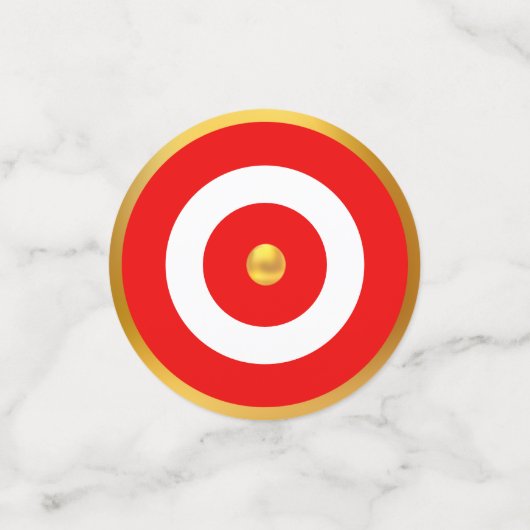 Peruaanse vlag en gouden cornucopy-Confetti Confetti (Kleine voorkant)