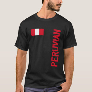 Peruaanse Vlag En Peruaanse Wortels T-shirt