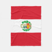 Peruaanse vlag fleece deken (Voorkant)