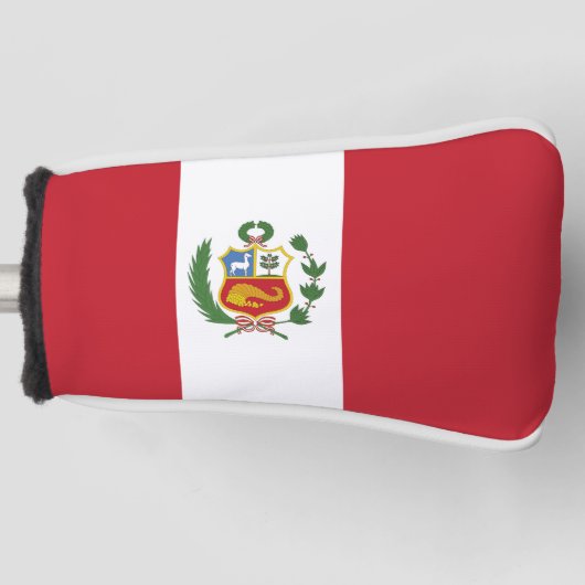 Peruaanse vlag golfheadcover (Voorkant)