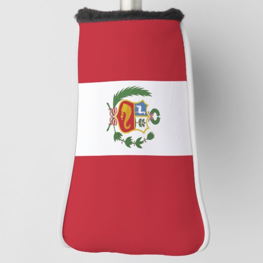 Peruaanse vlag golfheadcover (Draai 90)