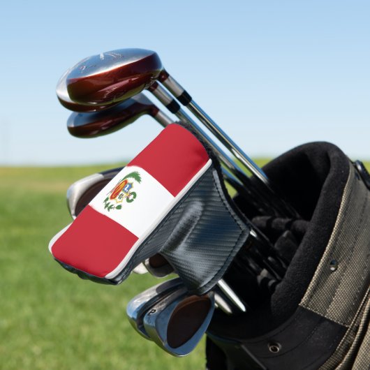 Peruaanse vlag golfheadcover (Insitu)