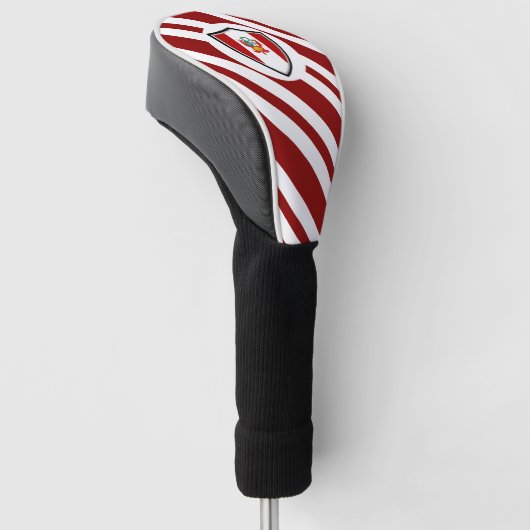 Peruaanse vlag golfheadcover (Schuin)