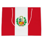 Peruaanse vlag groot cadeauzakje (Voorkant)