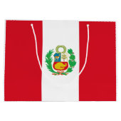 Peruaanse vlag groot cadeauzakje (Achterkant)