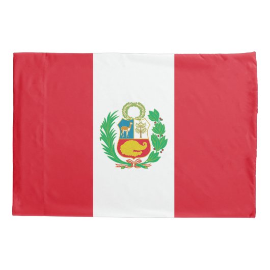 Peruaanse vlag kussensloop (Achterkant)