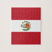 Peruaanse vlag legpuzzel (Verticaal)