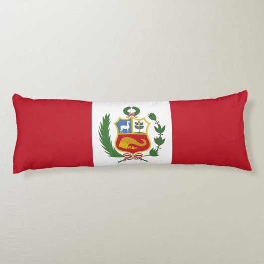 Peruaanse vlag lichaamskussen (Achterkant)