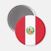 Peruaanse vlag magneet (Voorkant / Achterkant)