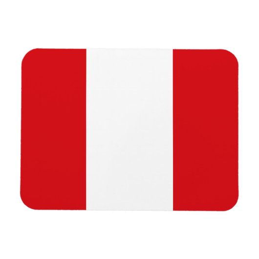 Peruaanse vlag magneet (Horizontaal)