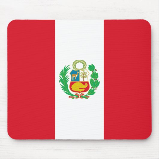 Peruaanse vlag muismat (Voorkant)