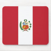 Peruaanse vlag muismat (Voorkant)