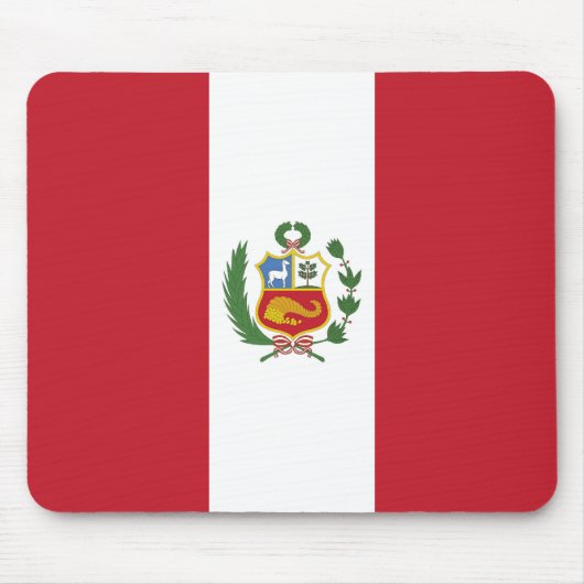 Peruaanse vlag muismat (Voorkant)