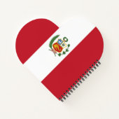 Peruaanse vlag notitieboek (Achterkant)