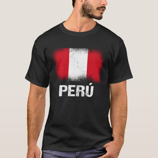 Peruaanse vlag Peru 1 T-shirt (Voorkant)