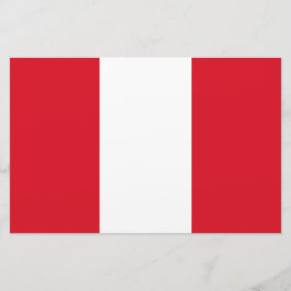 Peruaanse vlag (Peru) Briefpapier