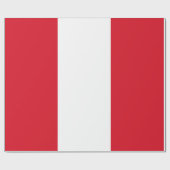 Peruaanse vlag (Peru) Cadeaupapier (Vlak)