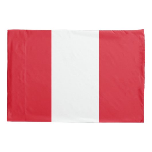 Peruaanse vlag (Peru) Kussensloop (Achterkant)
