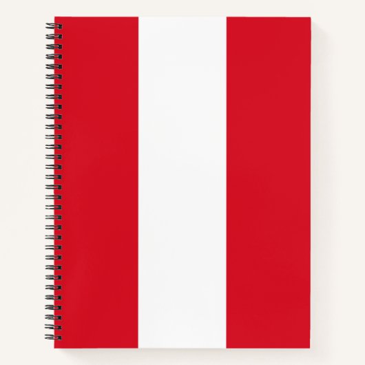 Peruaanse vlag (Peru) Notitieboek (Voorkant)