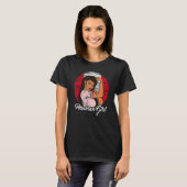 Peruaanse vlag Peru Peruvian Girl T-shirt (Voorkant volledig)